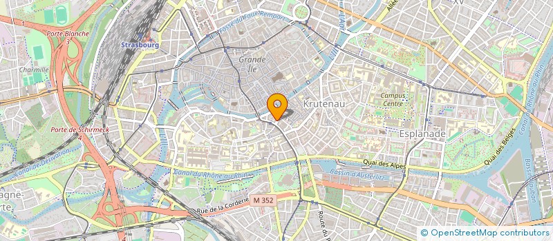 localisation de l'entreprise MARTIN - PANISSOD - ARCHITECTES à STRASBOURG