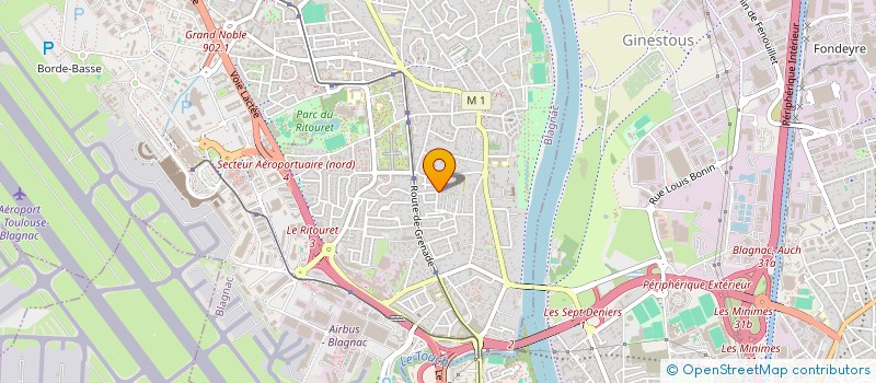 localisation de l'entreprise MARTIN PARTICIPATIONS  BLAGNAC