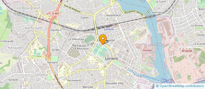 localisation de l'entreprise MARTIN PECHEUR  LORIENT