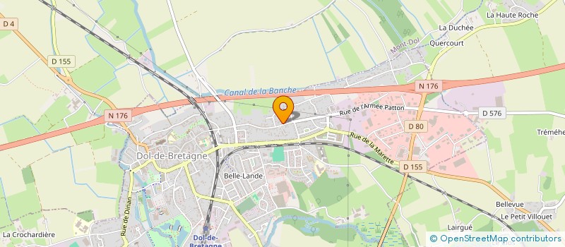 localisation de l'entreprise MARTIN PECHEUR  DOL-DE-BRETAGNE