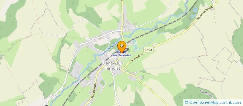 localisation de l'entreprise MARTIN PERE ET FILS  BLANGY-SUR-TERNOISE