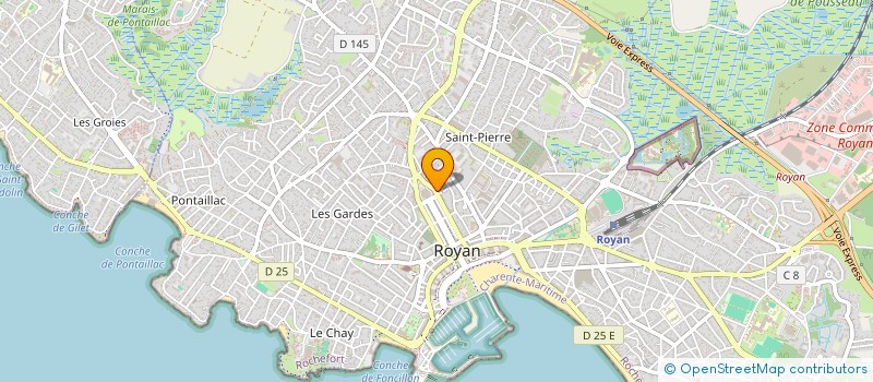 localisation de l'entreprise MARTIN PERE & FILS  SAINT-PALAIS-SUR-MER