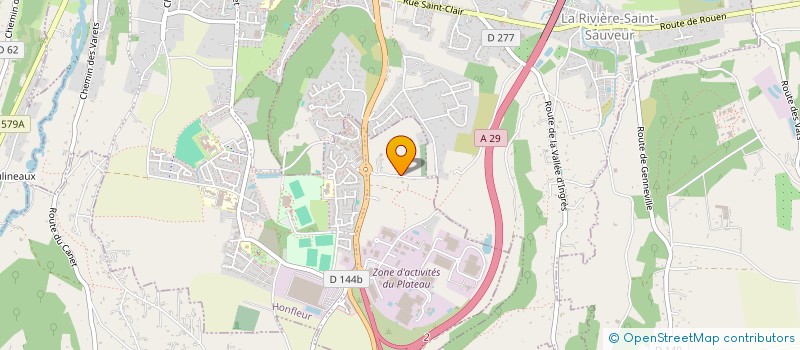 localisation de l'entreprise MARTIN PIERRE-EMMANUEL  HONFLEUR