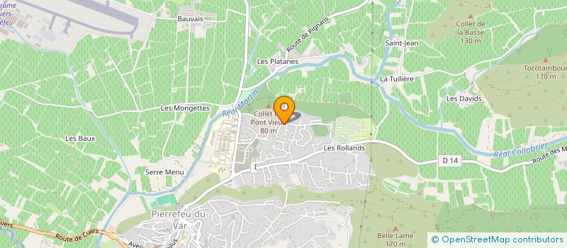 localisation de l'entreprise MARTIN'S HOME  PIERREFEU-DU-VAR