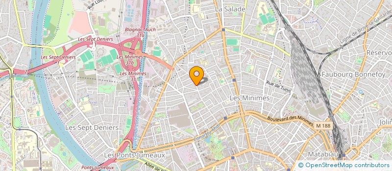 localisation de l'entreprise MARTIN SARL à TOULOUSE