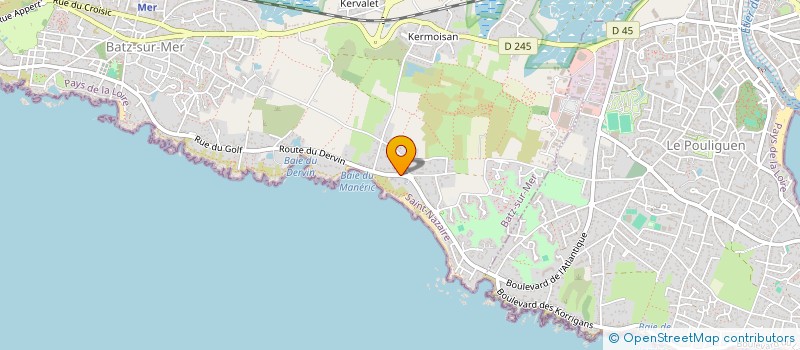 localisation de l'entreprise MARTIN SERVICES à BATZ-SUR-MER
