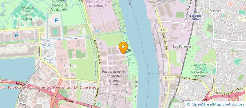 localisation de l'entreprise MARTIN SOLS à BORDEAUX