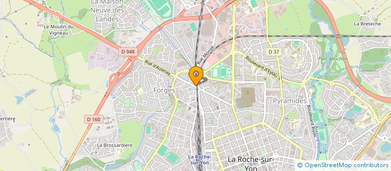 localisation de l'entreprise MARTIN TECHNIQUE SERVICES à LA ROCHE-SUR-YON