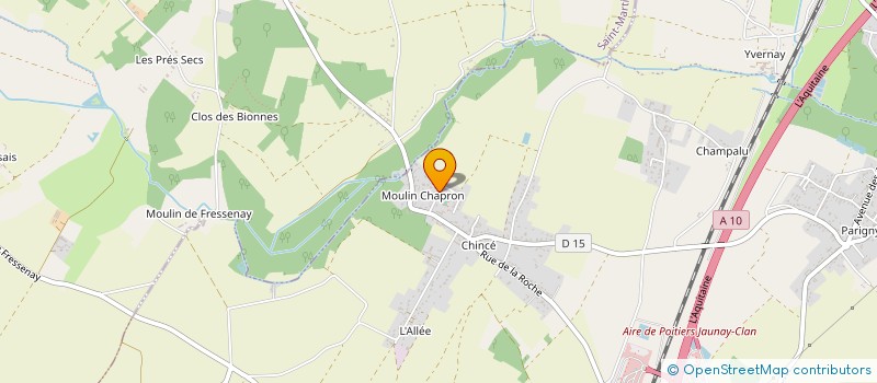 localisation de l'entreprise MARTIN-TEDDE  JAUNAY-MARIGNY