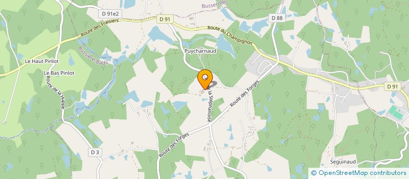 localisation de l'entreprise MARTIN VINCENT PHOTOVOLTAIQUE  SAINT-ESTEPHE