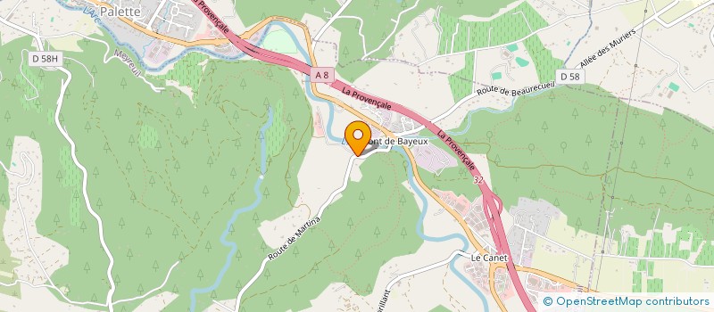 localisation de l'entreprise MARTINA  MEYREUIL