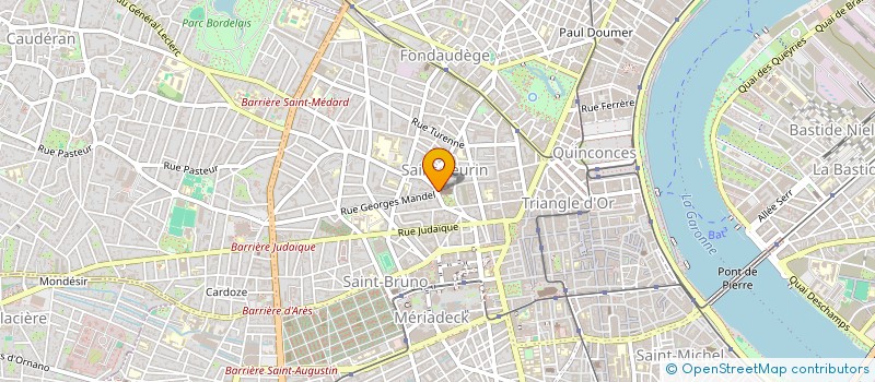 localisation de l'entreprise MARTINA B à BORDEAUX