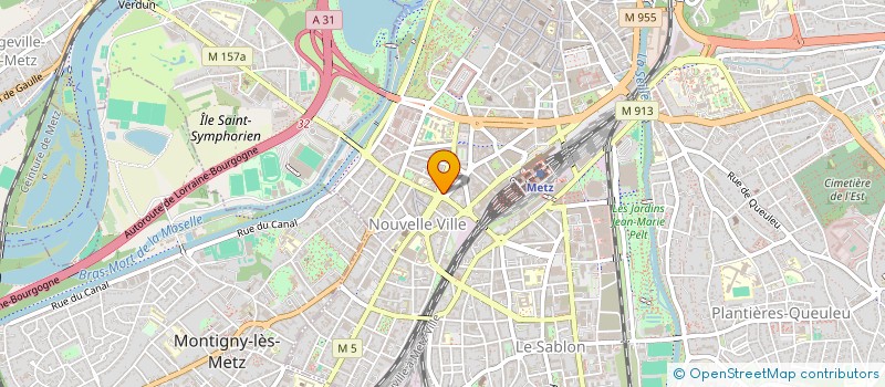 localisation de l'entreprise MARTINA BOTTEGA à METZ