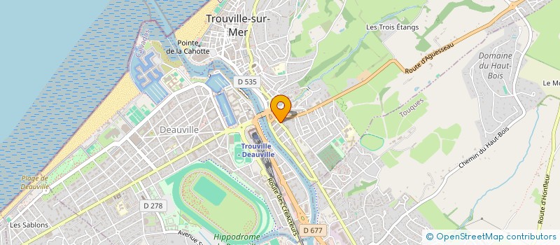 localisation de l'entreprise MARTINA-DUCLOS MARBRERIES FUNERAIRES à TROUVILLE-SUR-MER
