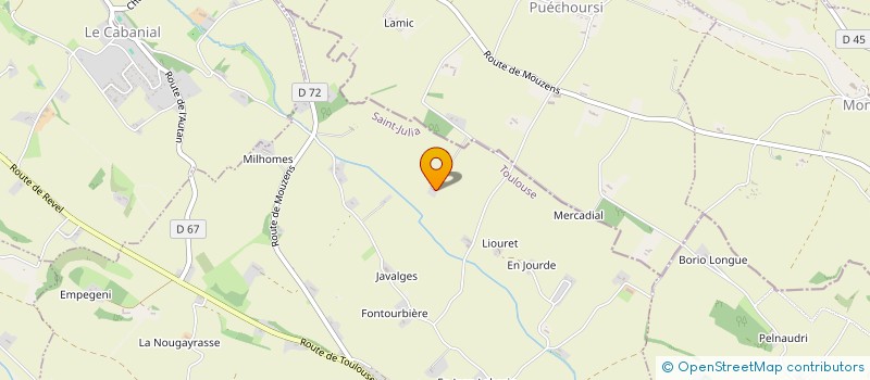 localisation de l'entreprise MARTINA -  ENERGIE YOGA  VAUX