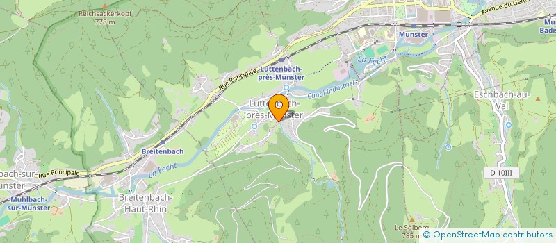 localisation de l'entreprise MARTINA REUSCHENBACH  LUTTENBACH-PRES-MUNSTER