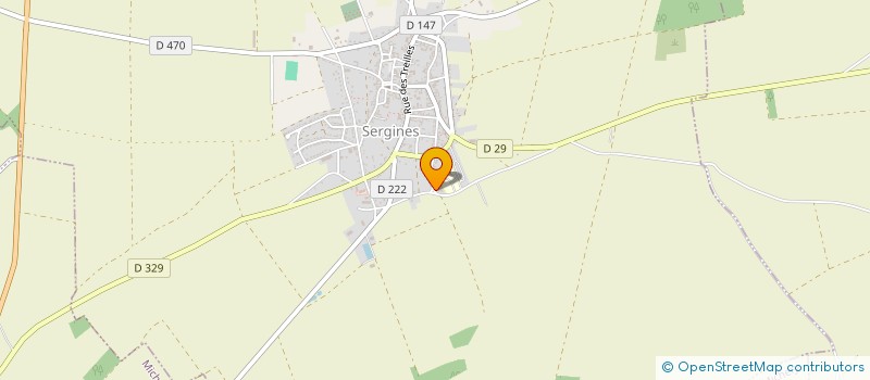 localisation de l'entreprise MARTINALS  SERGINES