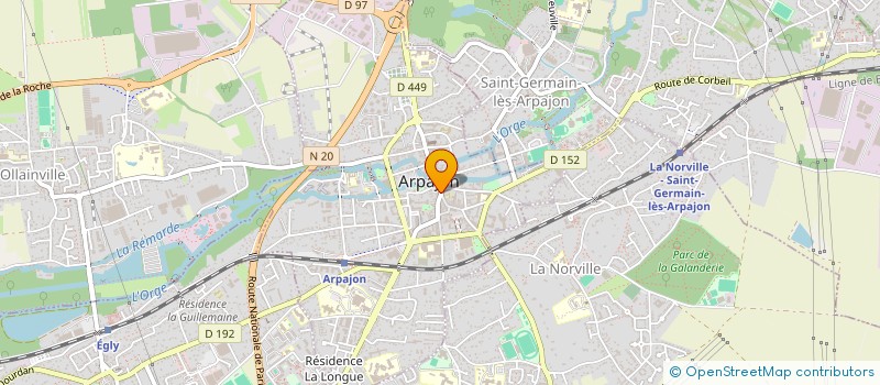 localisation de l'entreprise MARTINAT à ARPAJON