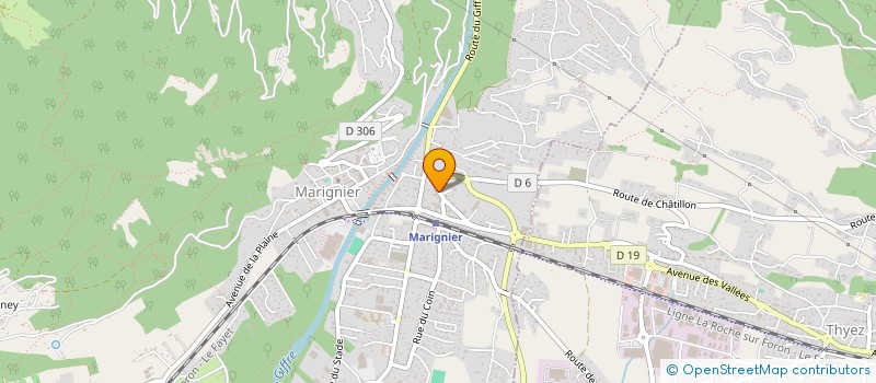 localisation de l'entreprise MARTINATO GRAVURES à MARIGNIER