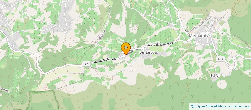 localisation de l'entreprise MARTINCORP  BLAUVAC