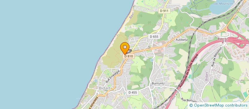 localisation de l'entreprise MARTINDARENIA à BIDART