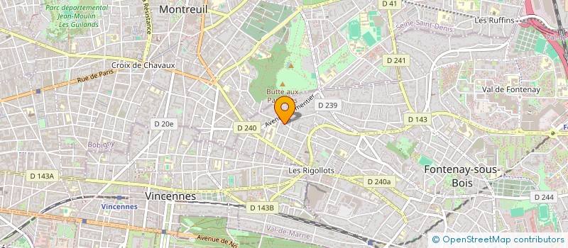 localisation de l'entreprise MARTINE à FONTENAY-SOUS-BOIS