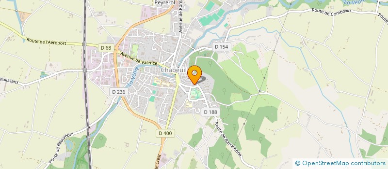 localisation de l'entreprise MARTINE à CHABEUIL