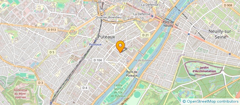 localisation de l'entreprise MARTINE  PUTEAUX