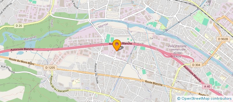 localisation de l'entreprise MARTINE A LA MONTAGNE  MARNAZ