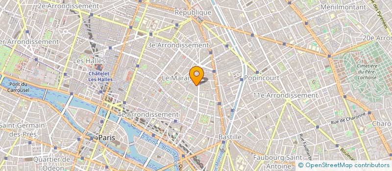 localisation de l'entreprise MARTINE ABOUCAYA SARL  PARIS