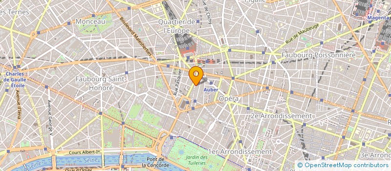 localisation de l'entreprise MARTINE AU BUREAU  PARIS