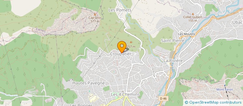 localisation de l'entreprise MARTINE BERTON  TOULON