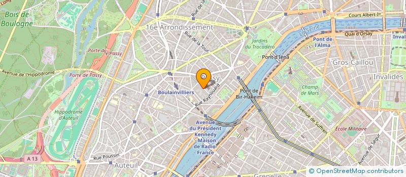 localisation de l'entreprise MARTINE BOURNERIAS CONSEIL  PARIS