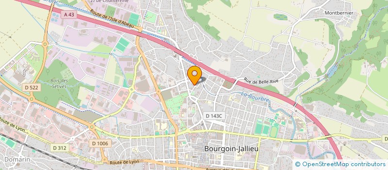 localisation de l'entreprise MARTINE C  SAINT-QUENTIN-FALLAVIER