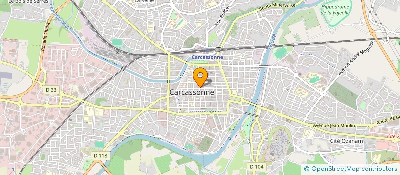 localisation de l'entreprise MARTINE DIFFUSION  CARCASSONNE