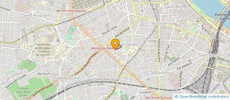localisation de l'entreprise MARTINE DUFLADE à BORDEAUX
