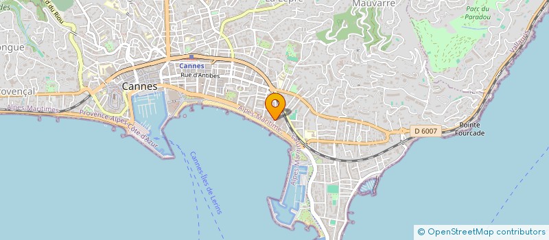 localisation de l'entreprise MARTINE ET CHRYSTIE à CANNES