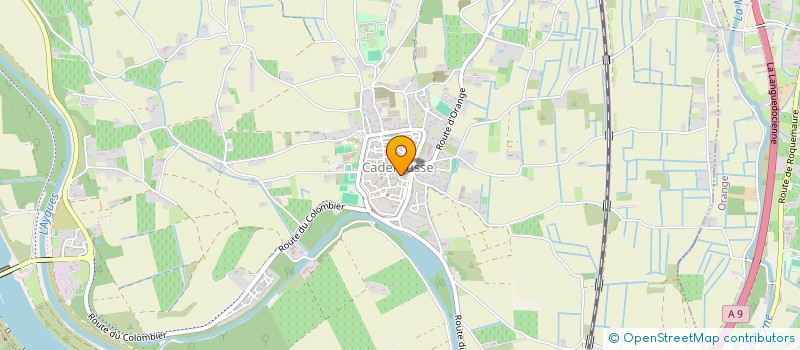 localisation de l'entreprise MARTINE ET JEAN-LOUIS GIORNAL  CADEROUSSE