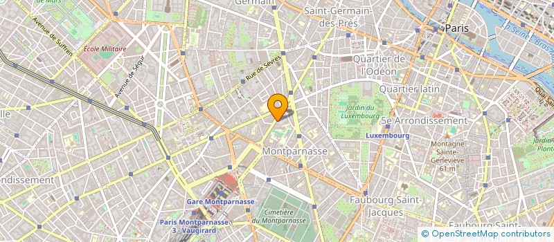 localisation de l'entreprise MARTINE FRANCE BEAUTE  PARIS