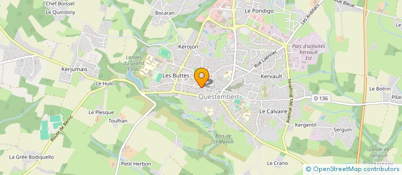 localisation de l'entreprise MARTINE HIRTZLIN & ARMELLE DUGARDIN à QUESTEMBERT
