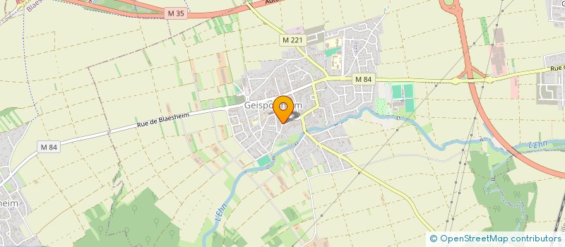 localisation de l'entreprise MARTINE K  GEISPOLSHEIM