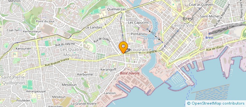 localisation de l'entreprise MARTINE LAMOUR  GUIPAVAS