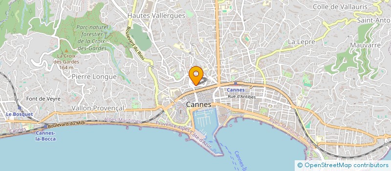 localisation de l'entreprise MARTINE LEA à CANNES
