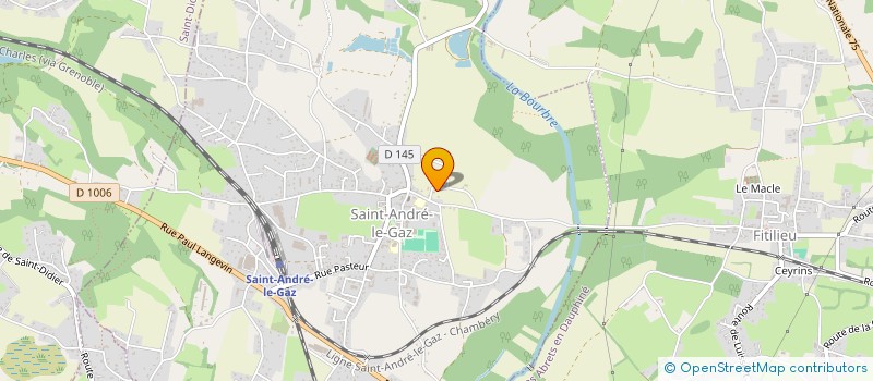 localisation de l'entreprise MARTINE PRAT ISOLATION  SAINT-ANDRE-LE-GAZ