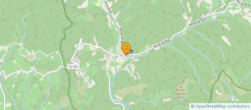 localisation de l'entreprise MARTINE RENOV'  PROPIAC