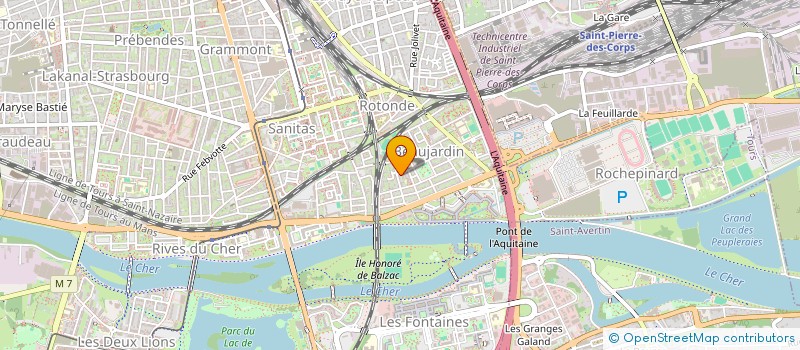 localisation de l'entreprise MARTINE ROGER  TOURS