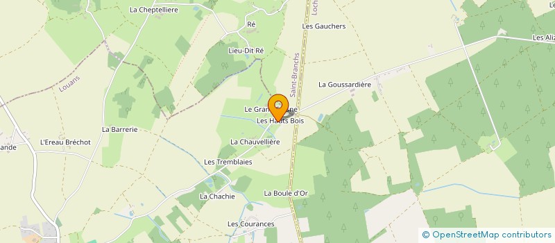 localisation de l'entreprise MARTINEAU à LOUANS