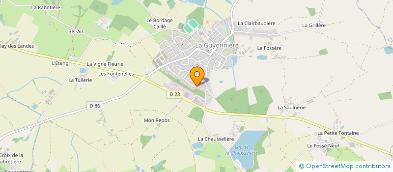 localisation de l'entreprise MARTINEAU BCDEF à MONTAIGU-VENDEE