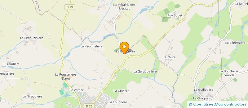 localisation de l'entreprise MARTINEAU BOIS SORIN  LE BOUPERE