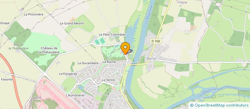 localisation de l'entreprise MARTINEAU CLAUDE ET NOELE à MONTREUIL-JUIGNE